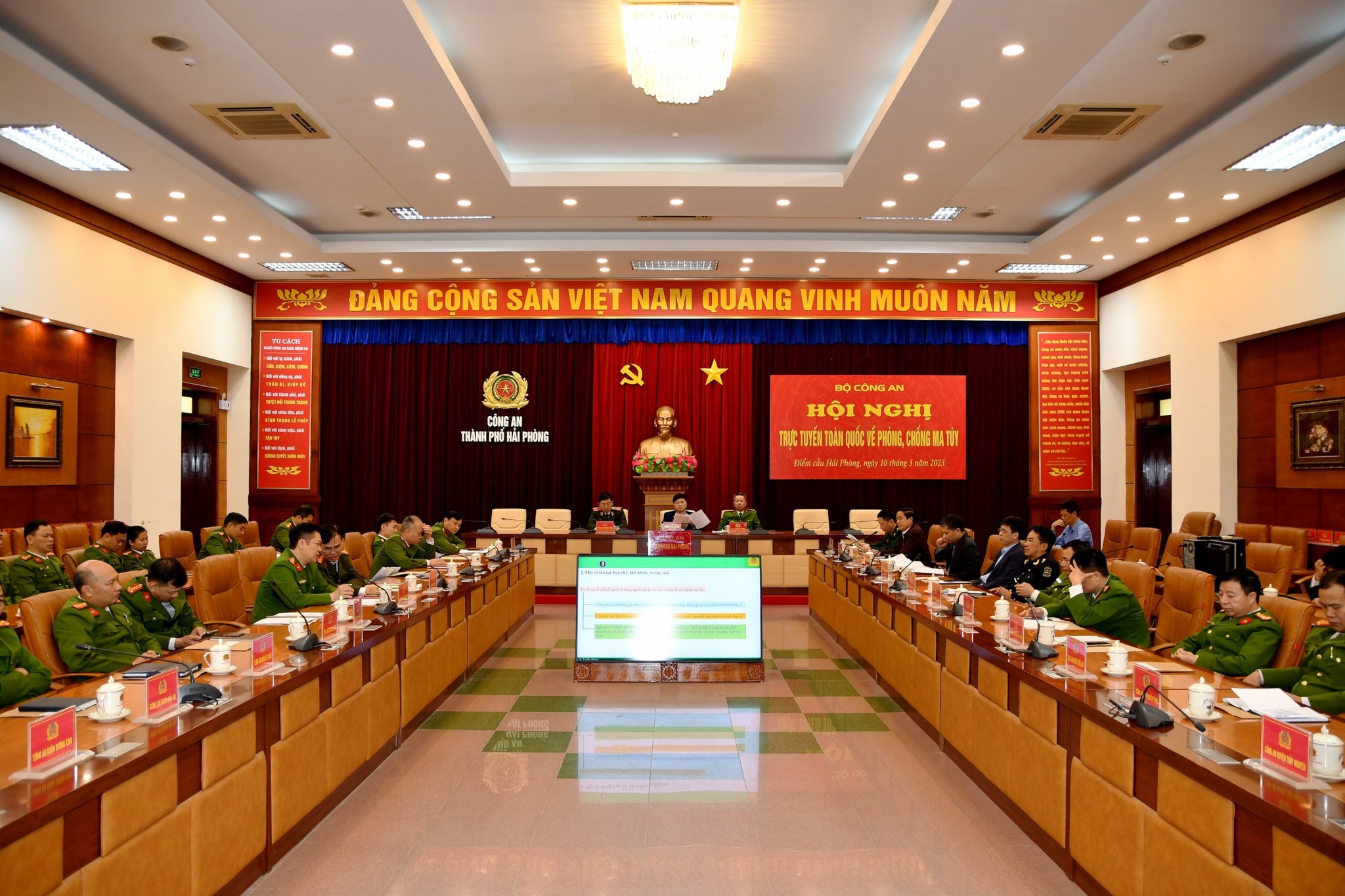 Hội nghị trực tuyến toàn quốc về phòng, chống ma túy